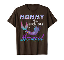Load image into Gallery viewer, Mommy of The Birthday Mermaid Shirt Matching Party Outfits