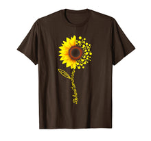 Load image into Gallery viewer, Be Here Tomorrow Sunflower Semicolons T Shirt