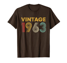 Load image into Gallery viewer, 56th Birthday Gift Idea Vintage 1963 T-Shirt Men Women