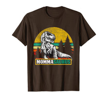 Load image into Gallery viewer, Mommasaurus T Shirt T Rex Momma Saurus Dinosaur Mom Dad