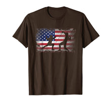 Load image into Gallery viewer, Fencing T Shirt American Flag USA Patriotic Player Gift