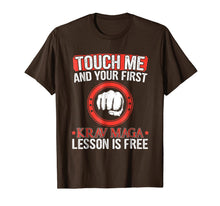 Load image into Gallery viewer, Krav Maga T-Shirt Touch Me And Your First Lesson Is Free