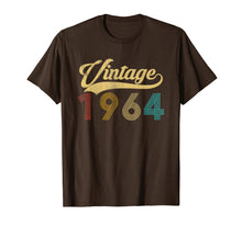 Load image into Gallery viewer, Vintage 1964 55th Birthday T Shirt Gift For Men Women