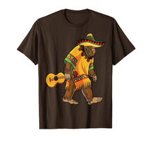 Load image into Gallery viewer, Bigfoot El Squatcho T shirt Sasquatch Cinco de Mayo Mexican