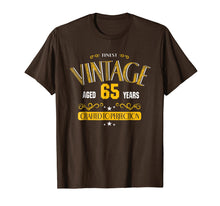 Load image into Gallery viewer, 65th Birthday Shirt Gift -AGED 65 Years Old Gag Birthday Tee