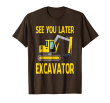 Load image into Gallery viewer, Excavator Kids Shirt Boys Toddler Excavator Dig Tee