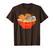 Load image into Gallery viewer, Kawaii Anime Cat Shirt Japanese Ramen Noodles Gift TShirt