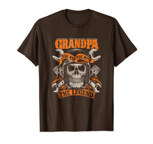 Load image into Gallery viewer, Biker Grandpa The Man The Myth The Legend Motorcycle Shirt