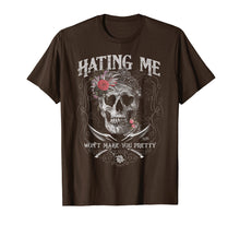 Load image into Gallery viewer, Hating Me Won't Make You Pretty Skull Tshirt