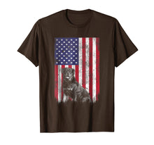 Load image into Gallery viewer, Patriotic American flag Rottweiler 4th of july T-Shirt