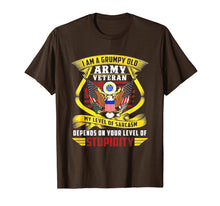 Load image into Gallery viewer, I'm A Grumpy Old Army Veteran T-Shirt Funny US Army