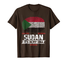 Load image into Gallery viewer, Sudan IT'S IN MY DNA Sudanese Flag T-Shirt
