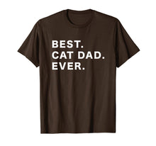 Load image into Gallery viewer, Mens Best Cat Dad Ever T-Shirt-1059994