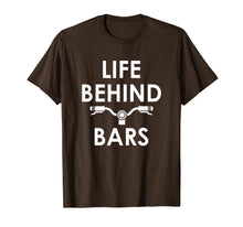 Load image into Gallery viewer, Life Behind Bars - Funny Biker and Cyclist Gifts T-Shirt