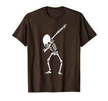 Load image into Gallery viewer, Funny dabbing skeleton Halloween costume gift T-Shirt