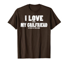 Load image into Gallery viewer, I Love It When My Girlfriend Lets Me Play Video Games Gamer T-Shirt-1323608