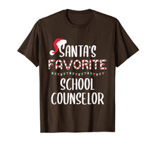 Load image into Gallery viewer, Santas Favorite School Counselor Pajamas Christmas Xmas T-Shirt