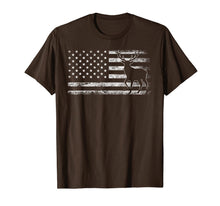 Load image into Gallery viewer, Deer Hunting And America Flag Funny Hunting Lover Gift T-Shirt