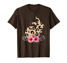 Load image into Gallery viewer, Bunny Leopard Print Floral Cute Easter Girls Women T-Shirt-154529