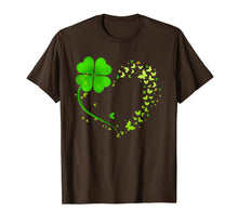 Load image into Gallery viewer, Heart Shamrock Butterfly Happy St Patrick's Day Gifts T-Shirt-517295