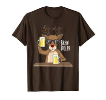 Load image into Gallery viewer, Brew Dolph Shirt, Funny Rudolph Christmas Holiday Tee Shirt