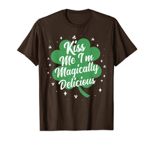 Load image into Gallery viewer, Kiss Me I'm Magically Delicious Funny St Patricks Day Gift T-Shirt-709275