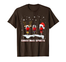 Load image into Gallery viewer, Christmas Spirits Wine Bubbly Martinis T Shirt Funny T-Shirt