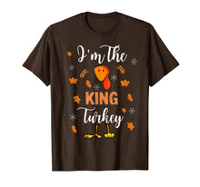 Load image into Gallery viewer, I'm the King Turkey Thanksgiving T-Shirt