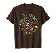 Load image into Gallery viewer, Pi Spiral Novelty Math Geek 3.14 Pi Day T-Shirt-323842