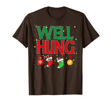 Load image into Gallery viewer, Well Hung Christmas Stocking - Offensive Inappropriate Gift T-Shirt