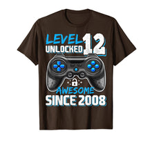 Load image into Gallery viewer, Level 12 Unlocked Awesome 2008 Video Game 12th Birthday Gift T-Shirt-631873