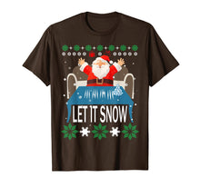 Load image into Gallery viewer, Let it Snow Cocaine Santa Funny Christmas T-Shirt-1267261