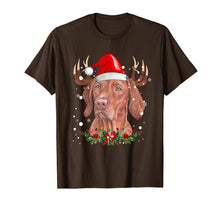 Load image into Gallery viewer, Funny Vizsla Christmas Reindeer Gift T-Shirt