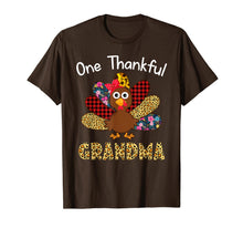 Load image into Gallery viewer, One Thankful Grandma turkey Thanksgiving matching family T-Shirt
