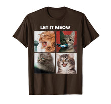 Load image into Gallery viewer, Cats, Let It Meow T-Shirt-450605