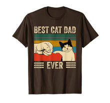 Load image into Gallery viewer, Mens Vintage Best Cat Dad Ever Bump Fit T-Shirt-308896