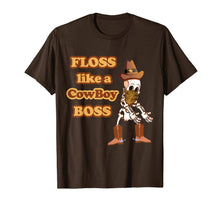 Load image into Gallery viewer, Funny Kids Floss Like Cowboy Boss Skeleton Emote Skull Dance T-Shirt