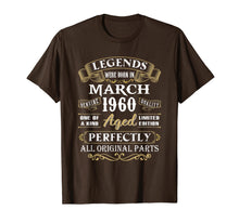 Load image into Gallery viewer, Legends Were Born In March 1960 60th Birthday Gifts T-Shirt-340903