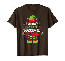 Load image into Gallery viewer, Santa's Favorite Massage Therapist T-Shirt