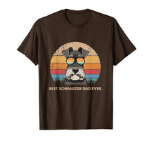 Load image into Gallery viewer, Dog Vintage Best Schnauzer Dad Ever - Fathers Day Gift T-Shirt-1279878