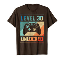 Load image into Gallery viewer, Level 30 Unlocked Shirt Video Gamer 30th Birthday Gifts Tee T-Shirt-184688