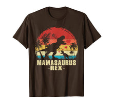 Load image into Gallery viewer, Womens Mamasaurus Dinosaur Rex Mom Gift T-Shirt-437039