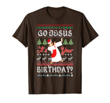 Load image into Gallery viewer, Go Jesus Its Your Birthday Ugly Christmas Sweater Xmas Gift T-Shirt
