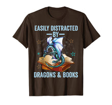 Load image into Gallery viewer, Easily Distracted By Dragons And Books kids men women gift T-Shirt-1266507