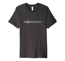 Load image into Gallery viewer, Polyhedral Dice Sword Fantasy Role-Playing Game T-Shirt