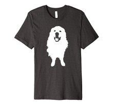 Load image into Gallery viewer, Great Pyrenees Dog Smiling T-Shirt