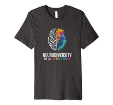 Load image into Gallery viewer, Neurodiversity Is A Spectrum TShirt For ASD, ADHD,Tourette's