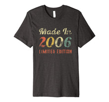 Load image into Gallery viewer, Born In 2006 13th Birthday Gift T Shirt For Boys & Girls