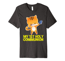 Load image into Gallery viewer, My 1st Holy Communion Dabbing Cat Gifts for Boy Girl Premium T-Shirt