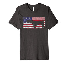 Load image into Gallery viewer, German Shorthaired Pointer American Flag Shirt Patriotic